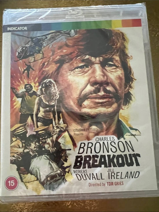 pH INDCATOR powerhouse-film Other - #1949**Charles Bronson Breakout Blu-ray - White with Multicolor Artwork